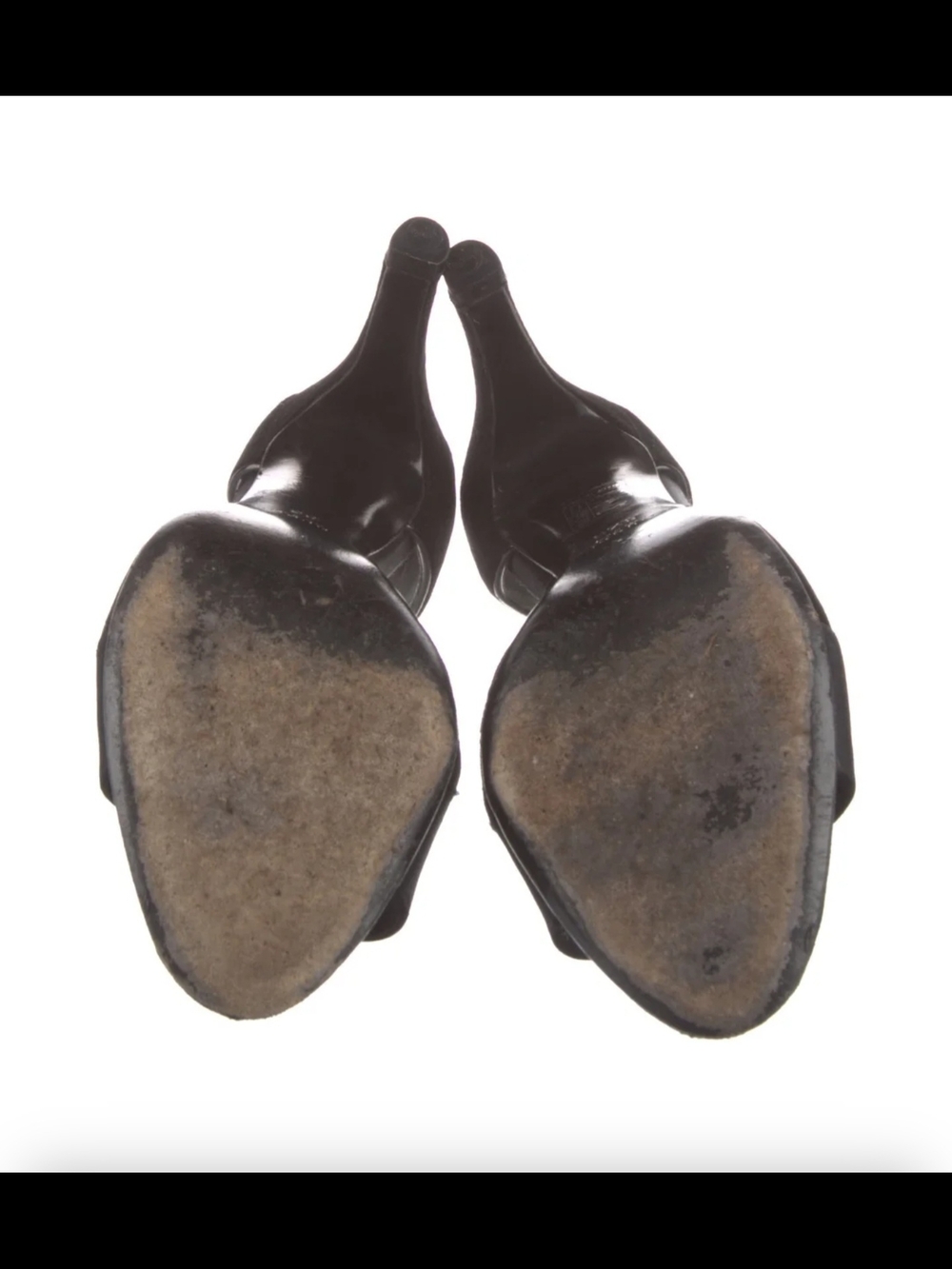 Gucci Black Velvet High Heel - Picture 2 of 5